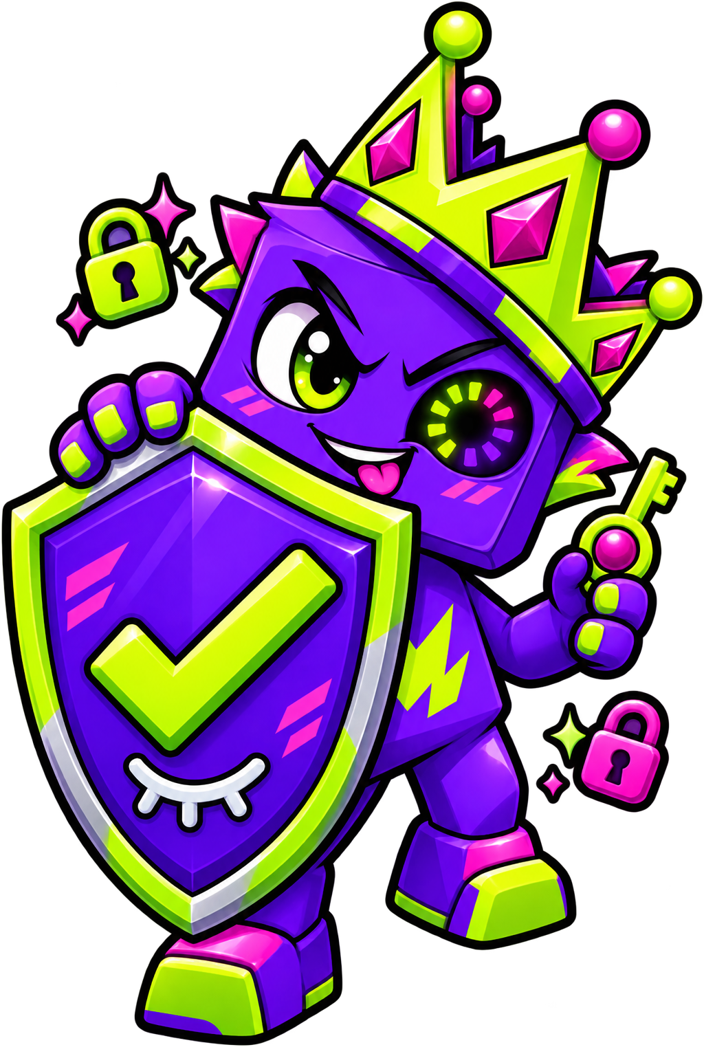 Razz protects a verified profile with a privacy shield and key.